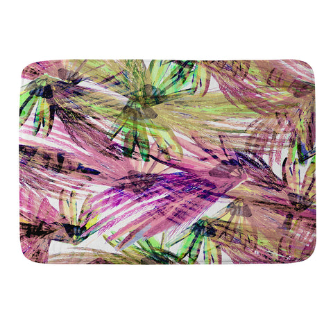 Bel Lefosse Design Feather Pattern Memory Foam Bath Mat