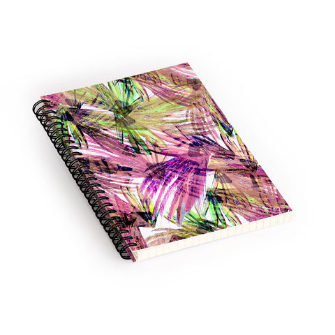 Bel Lefosse Design Feather Pattern Spiral Notebook