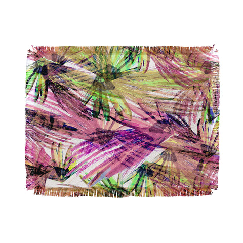 Bel Lefosse Design Feather Pattern Throw Blanket