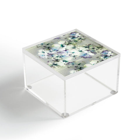 Bel Lefosse Design Flowers And Lines Acrylic Box