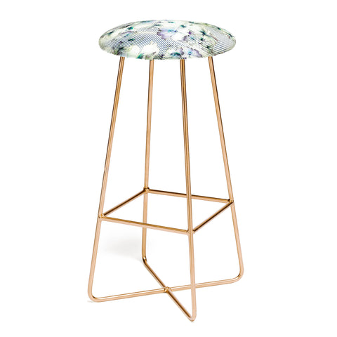 Bel Lefosse Design Flowers And Lines Bar Stool