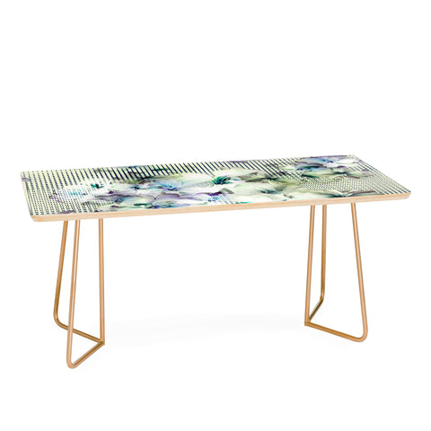 Bel Lefosse Design Flowers And Lines Coffee Table