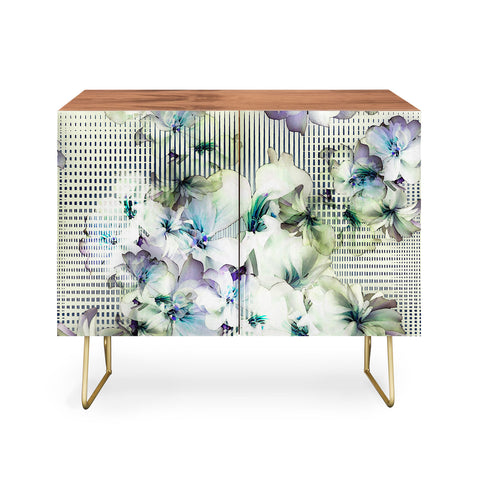 Bel Lefosse Design Flowers And Lines Credenza