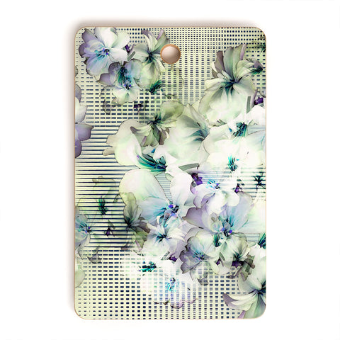 Bel Lefosse Design Flowers And Lines Cutting Board Rectangle