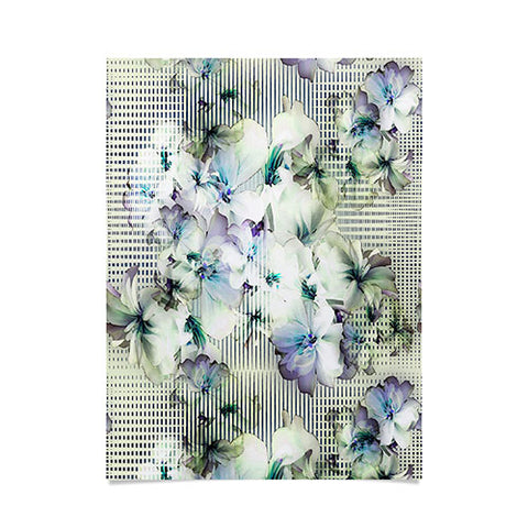 Bel Lefosse Design Flowers And Lines Poster