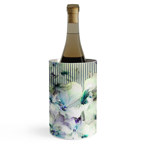 Bel Lefosse Design Flowers And Lines Wine Chiller