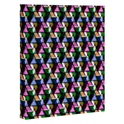 Bel Lefosse Design Fuzzy Triangles Art Canvas
