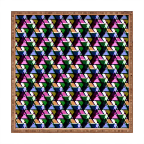 Bel Lefosse Design Fuzzy Triangles Square Tray
