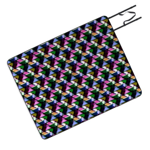 Bel Lefosse Design Fuzzy Triangles Picnic Blanket