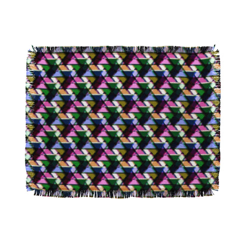 Bel Lefosse Design Fuzzy Triangles Throw Blanket