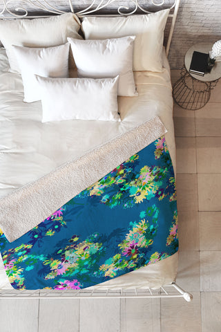 Bel Lefosse Design Jardim Fleece Throw Blanket