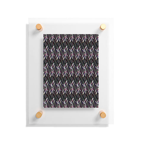 Bel Lefosse Design Lines And Diamonds Floating Acrylic Print