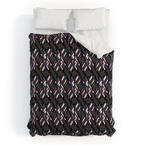 Bel Lefosse Design Lines And Diamonds Duvet Cover