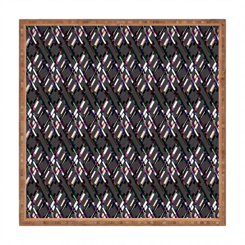 Bel Lefosse Design Lines And Diamonds Square Tray