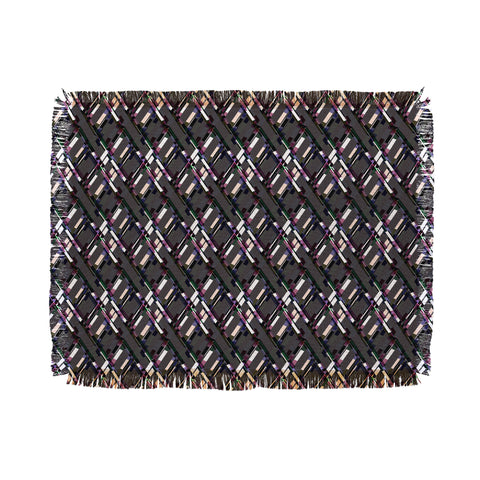 Bel Lefosse Design Lines And Diamonds Throw Blanket