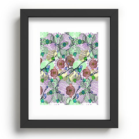 Bel Lefosse Design Orchid Florals Recessed Framing Rectangle