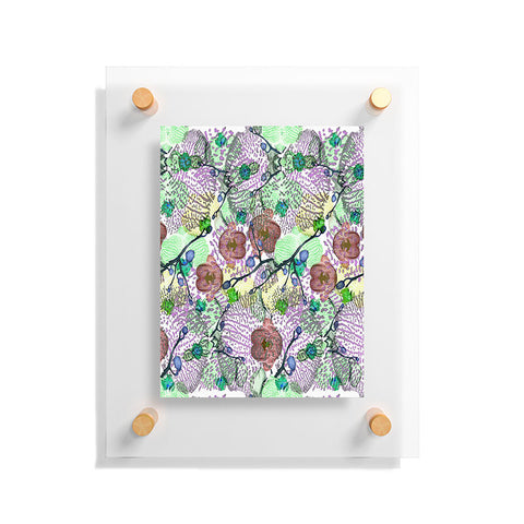 Bel Lefosse Design Orchid Florals Floating Acrylic Print