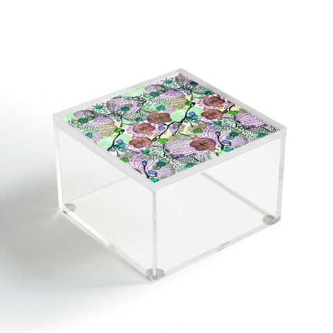 Bel Lefosse Design Orchid Florals Acrylic Box