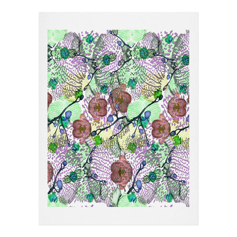 Bel Lefosse Design Orchid Florals Art Print