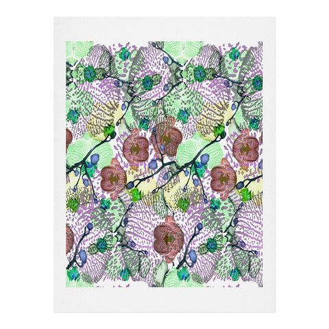 Bel Lefosse Design Orchid Florals Art Print