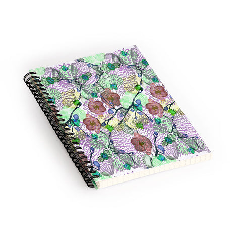 Bel Lefosse Design Orchid Florals Spiral Notebook
