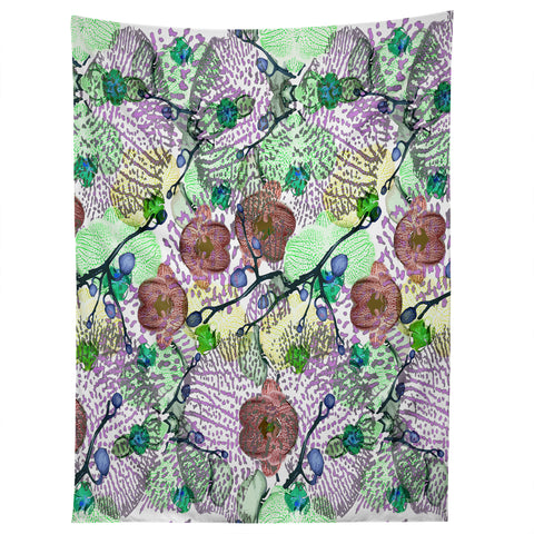 Bel Lefosse Design Orchid Florals Tapestry