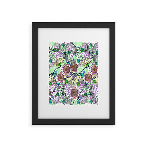 Bel Lefosse Design Orchid Florals Framed Art Print