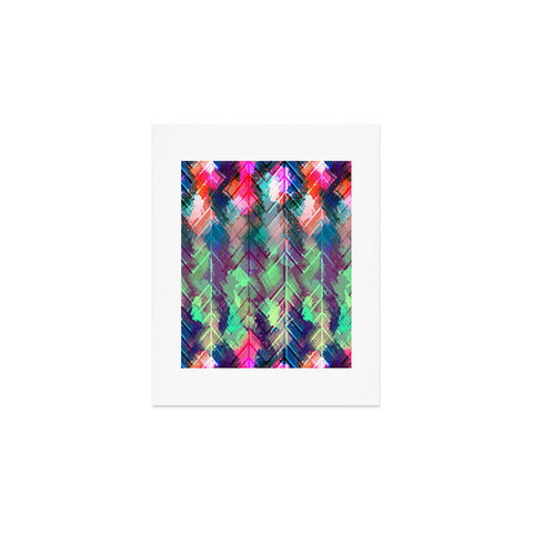 Bel Lefosse Design Sprayed Chevron Art Print