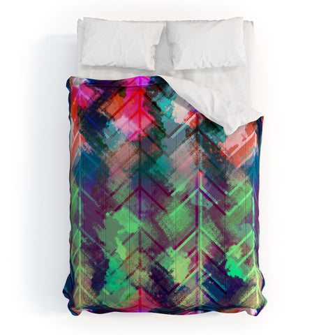 Bel Lefosse Design Sprayed Chevron Comforter