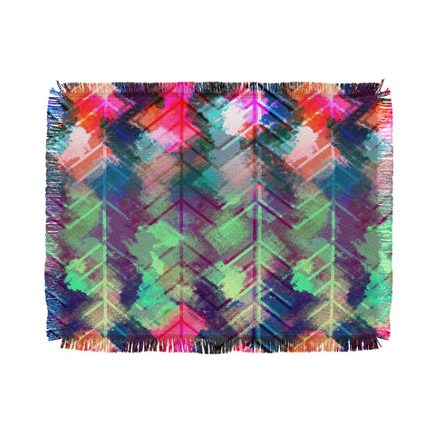 Bel Lefosse Design Sprayed Chevron Throw Blanket