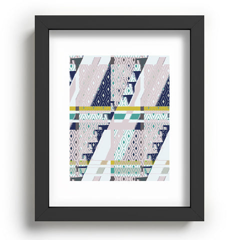 Bel Lefosse Design Stripes And Diamonds Recessed Framing Rectangle