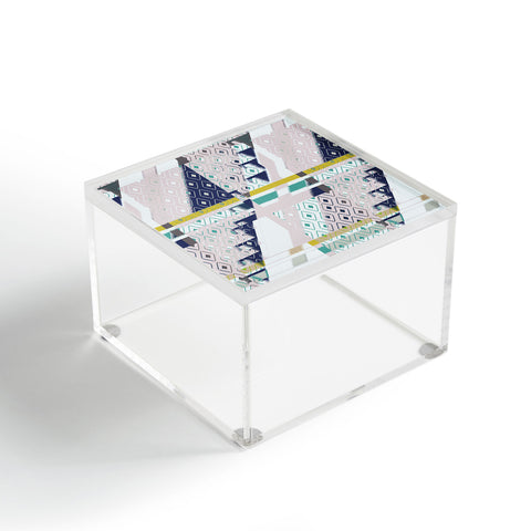 Bel Lefosse Design Stripes And Diamonds Acrylic Box
