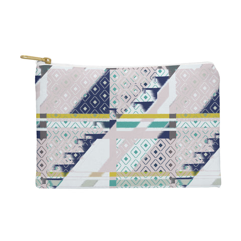 Bel Lefosse Design Stripes And Diamonds Pouch