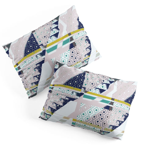 Bel Lefosse Design Stripes And Diamonds Pillow Shams