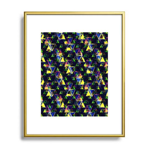 Bel Lefosse Design Triangle Metal Framed Art Print