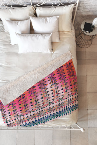 Bel Lefosse Design Tribalism II Fleece Throw Blanket