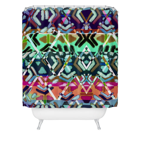 Bel Lefosse Design Tribalism Shower Curtain