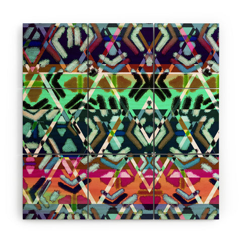 Bel Lefosse Design Tribalism Wood Wall Mural