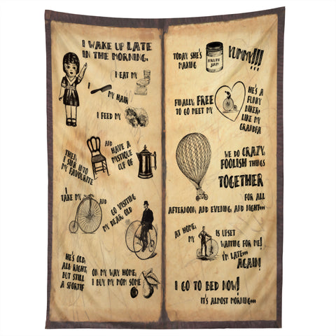 Belle13 A Day Of Lisas Life Tapestry