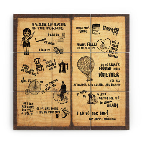 Belle13 A Day Of Lisas Life Wood Wall Mural