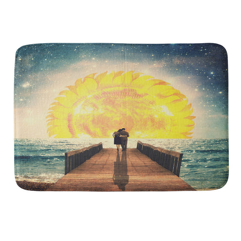 Belle13 A Magical Sunrise Memory Foam Bath Mat