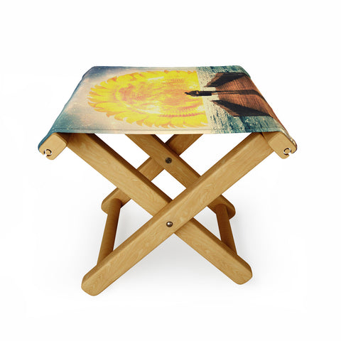 Belle13 A Magical Sunrise Folding Stool