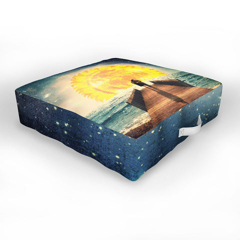 Belle13 A Magical Sunrise Outdoor Floor Cushion