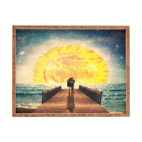 Belle13 A Magical Sunrise Rectangular Tray