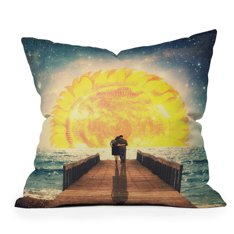 Belle13 A Magical Sunrise Throw Pillow