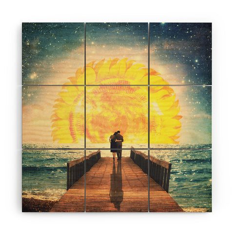 Belle13 A Magical Sunrise Wood Wall Mural