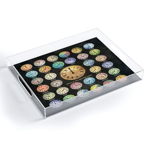 Belle13 A Time For Everything Acrylic Tray