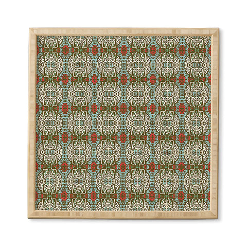 Belle13 Abstract Tree Deco Pattern 1 Framed Wall Art