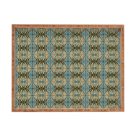 Belle13 Abstract Tree Deco Pattern 2 Rectangular Tray