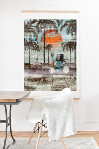 Belle13 Alice Goes To California Art Print And Hanger